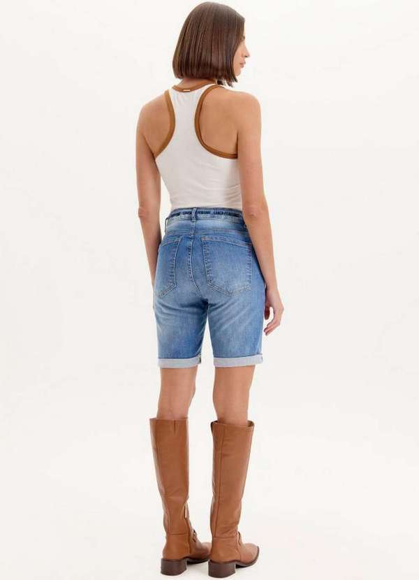 Lança Perfume - Bermuda Jeans Ciclista High A0004 3