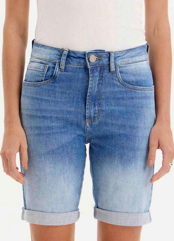 Lança Perfume - Bermuda Jeans Ciclista High A0004 5