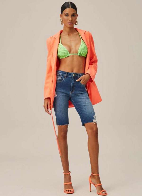 Lança Perfume - Bermuda Jeans Ciclista High 00004