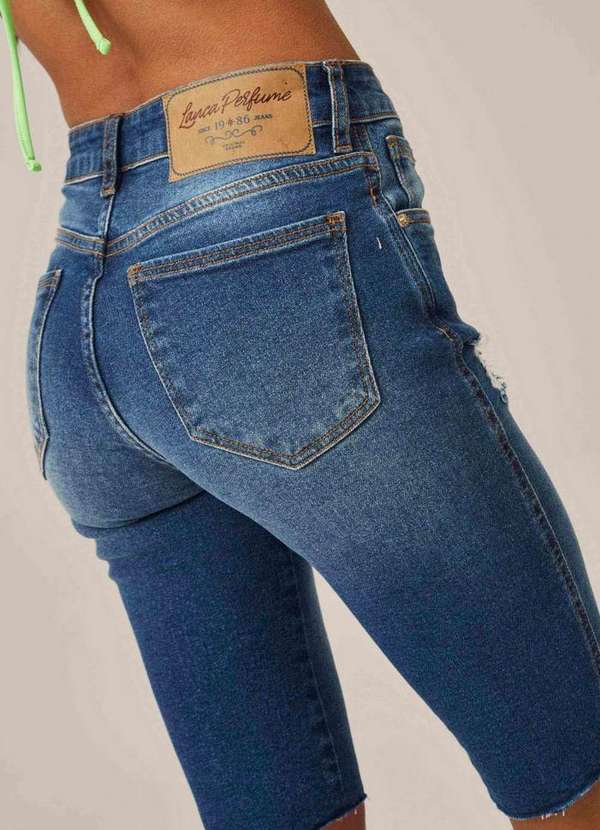 Lança Perfume - Bermuda Jeans Ciclista High 00004 3