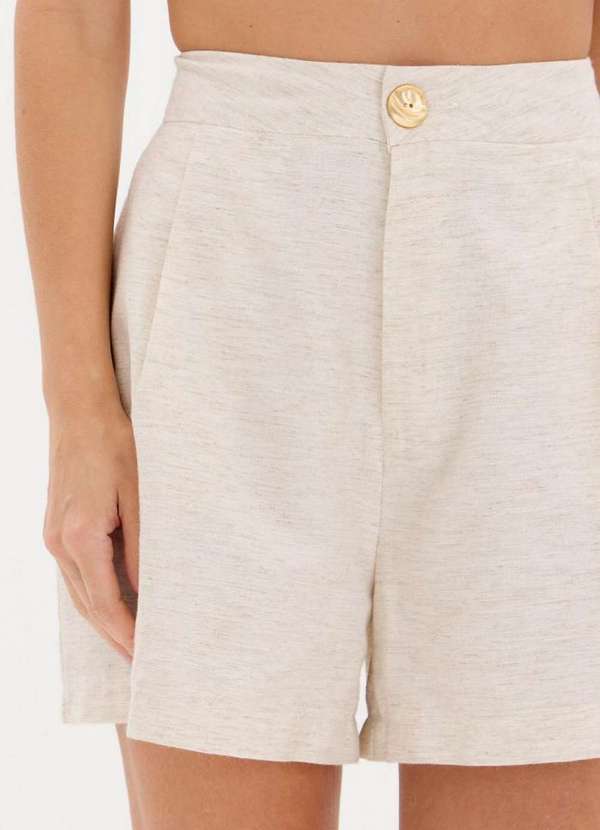 Lança Perfume - Short Alfaiataria com Linho A1880 2