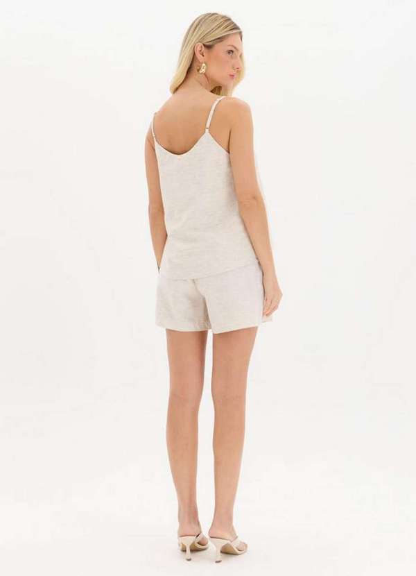 Lança Perfume - Short Alfaiataria com Linho A1880 3