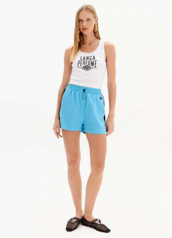 Lança Perfume Easy - Short Cintura Alta Cós Elástico Regulador A2832