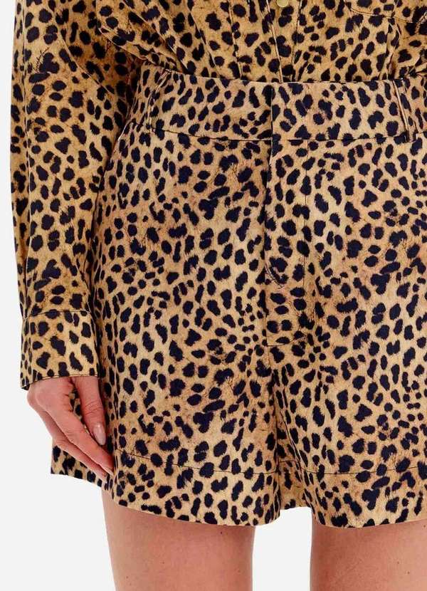 Lança Perfume - Short Curto Animal Print A1797 2