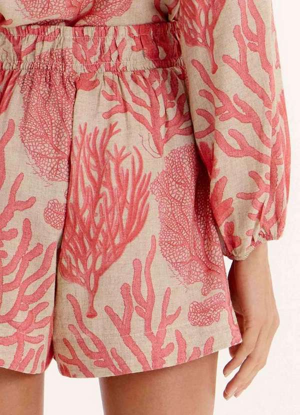 Lança Perfume - Short Curto Cintura Média Estampado A1919 4