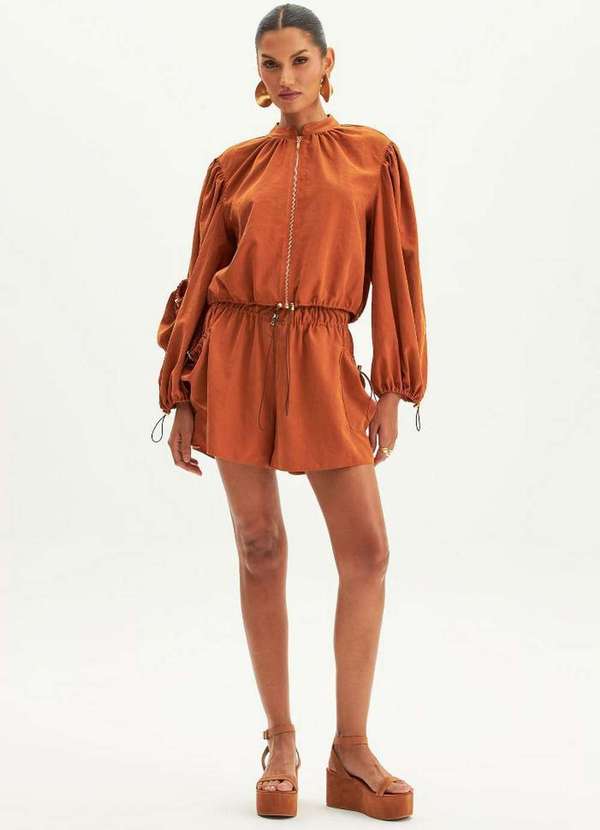 Lança Perfume - Short Evasê Cintura Alta A0201