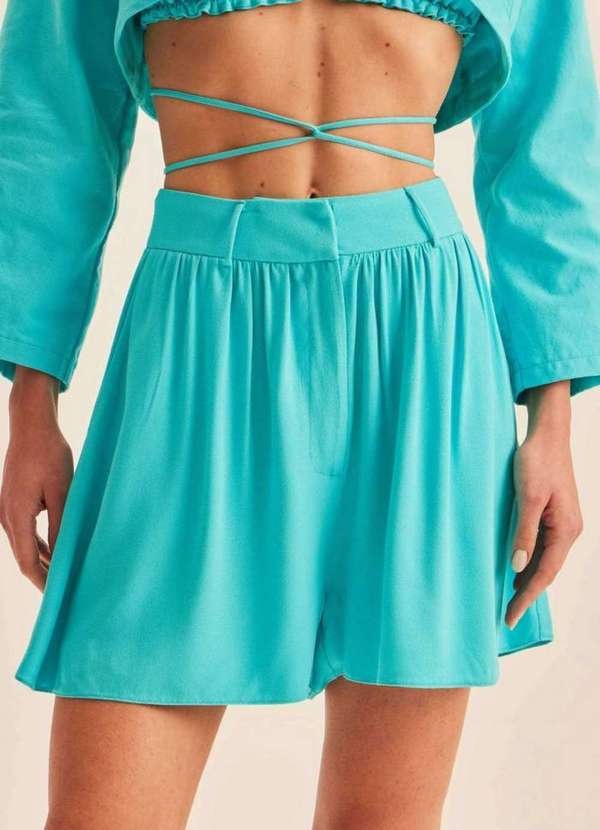 Lança Perfume - Short Evasê Cintura Alta 09987 2