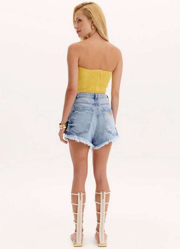Lança Perfume - Short Hot Pants Jeans Flores A0004 3