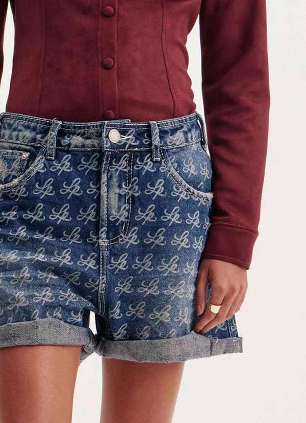 Lança Perfume - Short Jeans Comfort High A0004 4