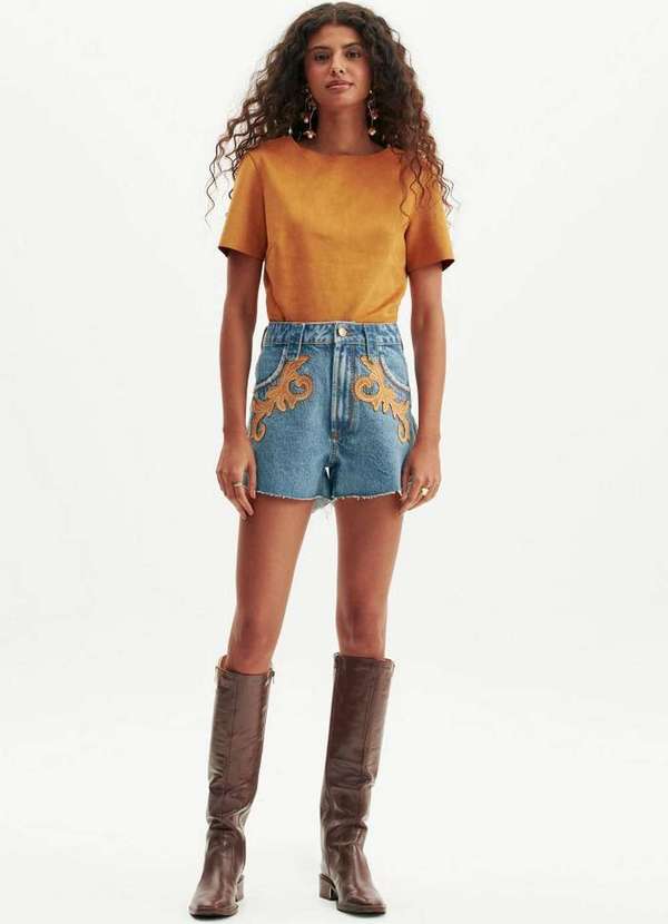 Lança Perfume - Short Jeans Comfort High A0004