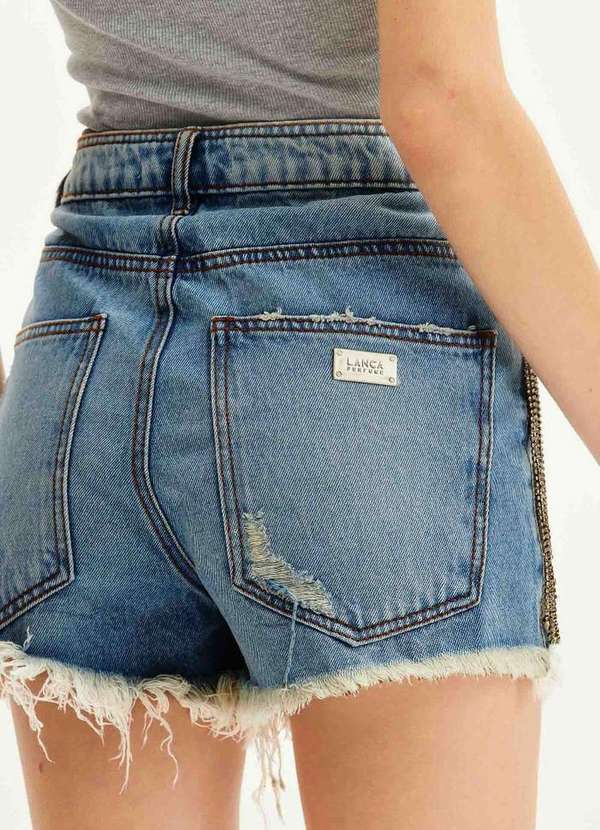 Lança Perfume - Short Jeans Comfort Loose Cintura Alta A0004 5