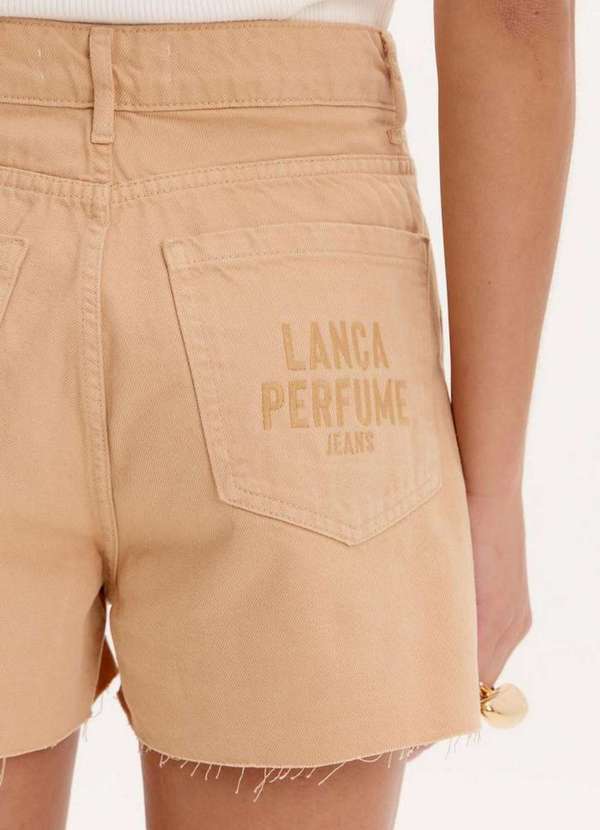 Lança Perfume - Short Mom Sarja Barra Laser A1819 4