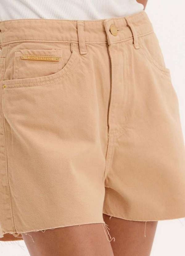 Lança Perfume - Short Mom Sarja Barra Laser A1819 5