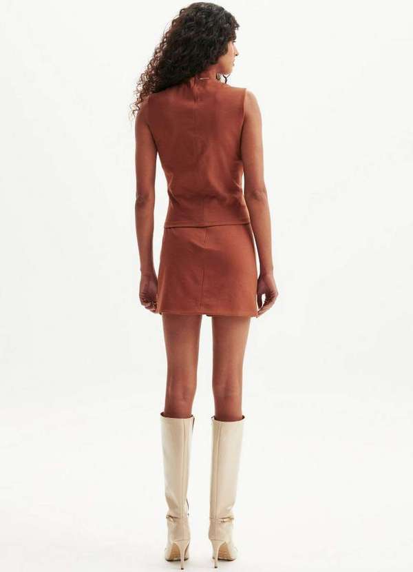 Lança Perfume - Short Saia Cintura Média A0345 2