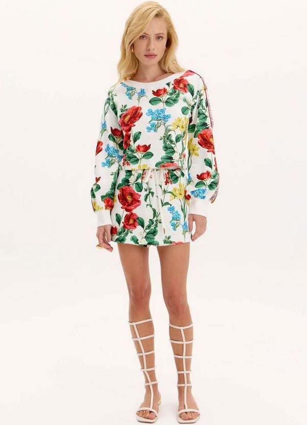 Lança Perfume - Short Saia Estampa Floral A1832