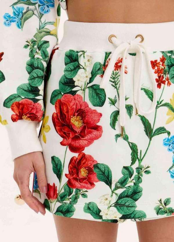 Lança Perfume - Short Saia Estampa Floral A1832 2