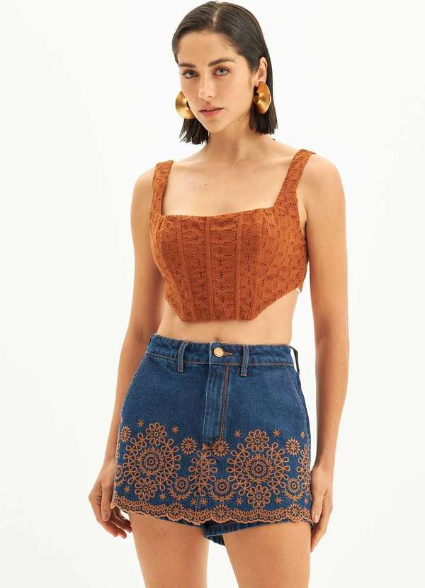 Lança Perfume - Short Saia Jeans High A0004