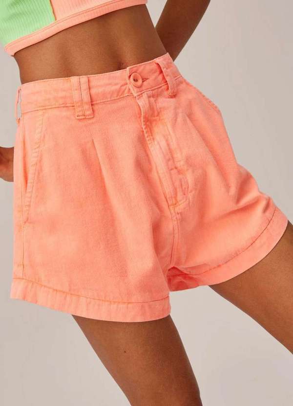 Lança Perfume - Short Sarja Alfaiataria Super High 09670 2