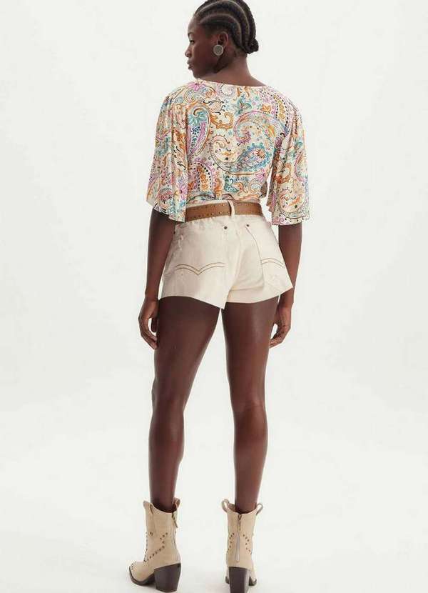 Lança Perfume - Short Sarja New Comfort High 00079 3