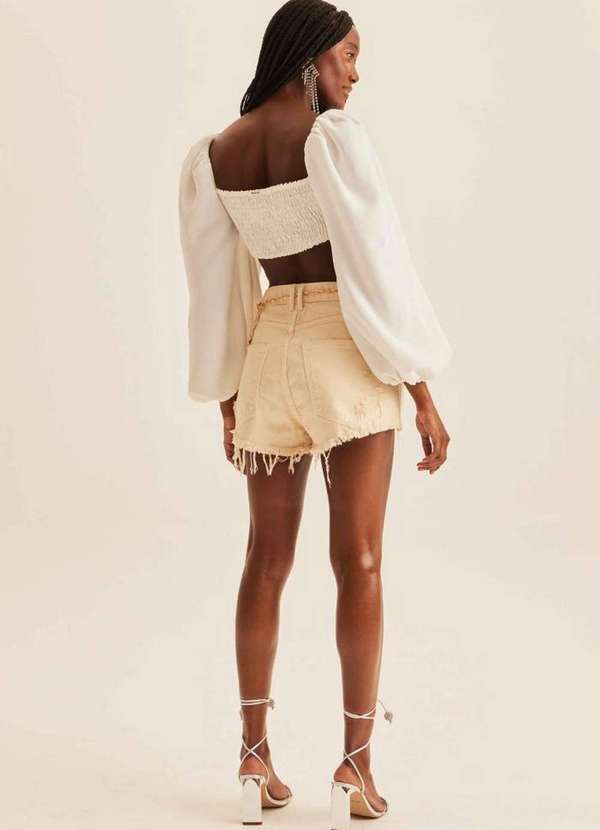 Lança Perfume - Short Sarja Relaxed High 00079 2