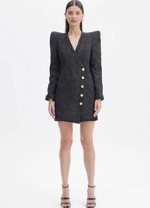 Lança Perfume - Vestido Alfaiataria com Transpasse A0003