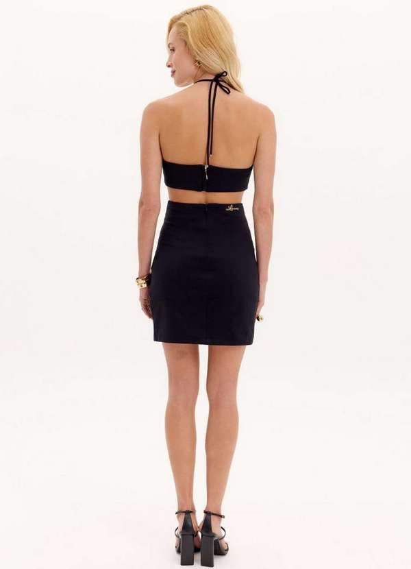 Lança Perfume - Vestido Amarração e Recortes A0003 3