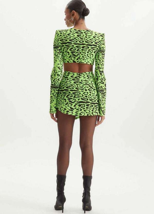 Lança Perfume - Vestido Assimétrico com Cut Off 01497 2