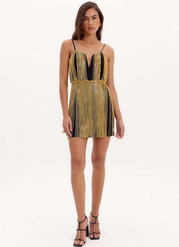 Lança Perfume - Vestido Curto com Alça A0181 6