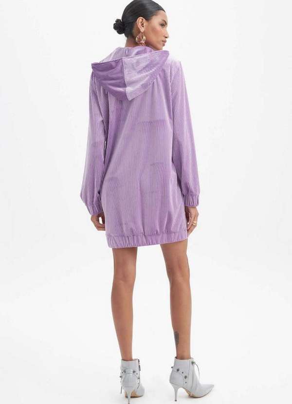 Lança Perfume - Vestido Curto com Capuz A0030 4