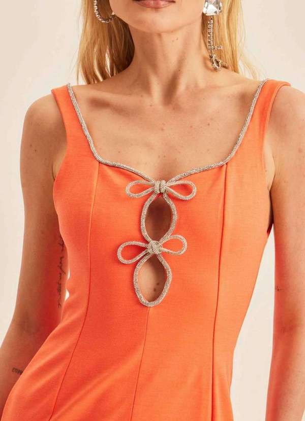 Lança Perfume - Vestido Curto com Cut Off 10016