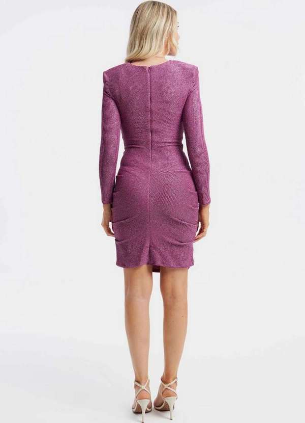 Lança Perfume - Vestido Curto com Ombreiras 00627 3