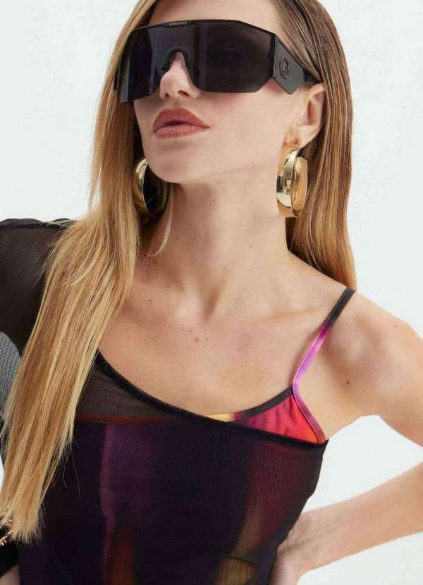 Lança Perfume Easy - Vestido Curto com Sobreposição 01013 4