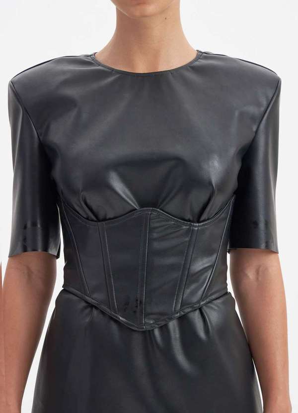 Lança Perfume - Vestido Curto Corset Amarração A0003 3