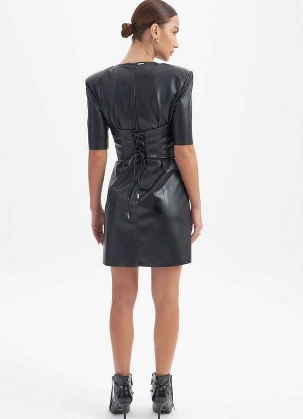 Lança Perfume - Vestido Curto Corset Amarração A0003 7