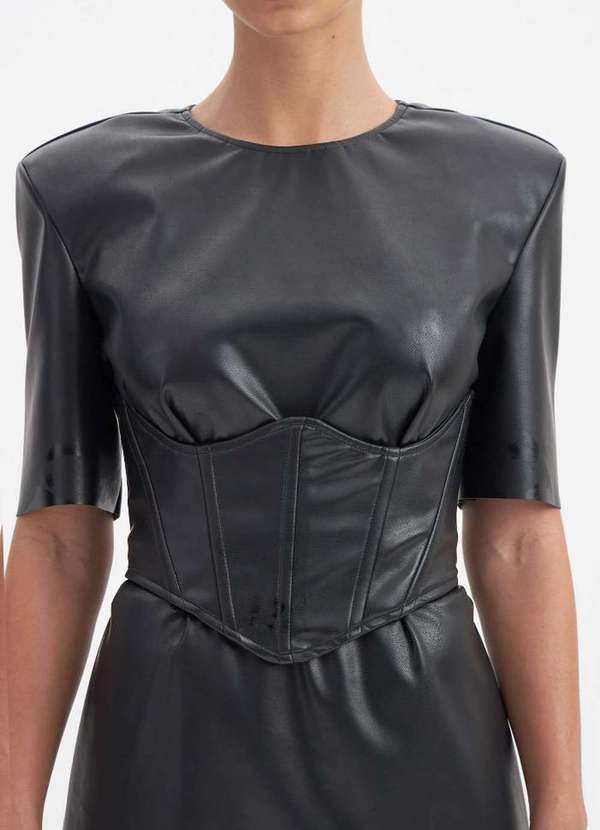 Lança Perfume - Vestido Curto Corset Amarração A0003 8