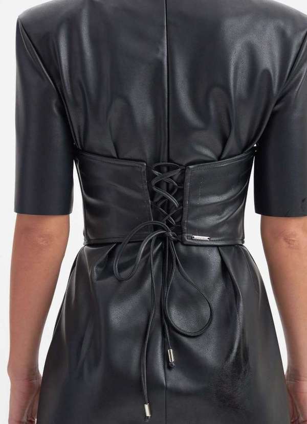 Lança Perfume - Vestido Curto Corset Amarração A0003 9