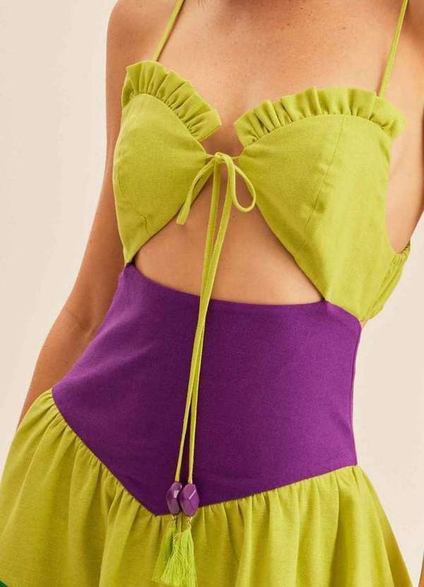 Lança Perfume - Vestido Curto de Alça 09989 2