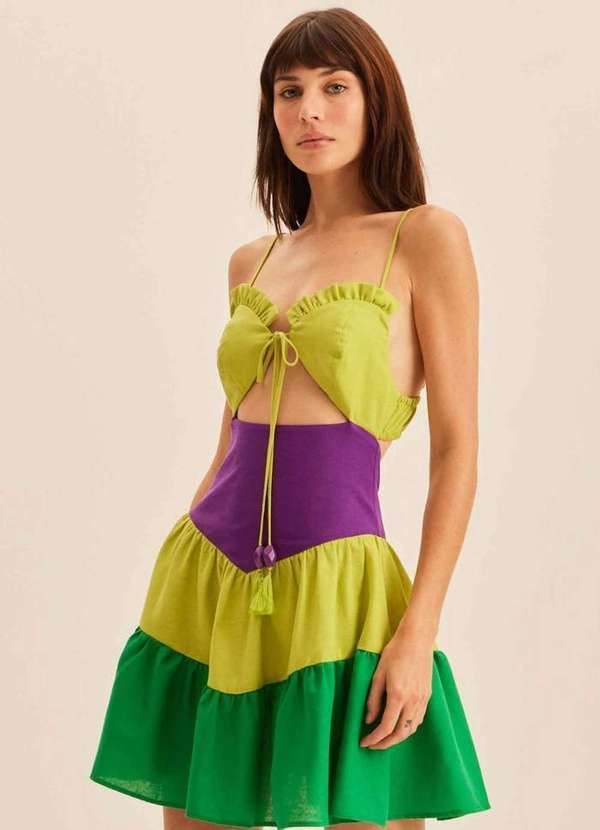 Lança Perfume - Vestido Curto de Alça 09989 3