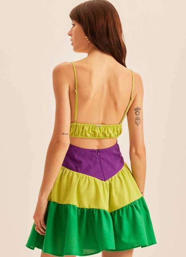 Lança Perfume - Vestido Curto de Alça 09989 4