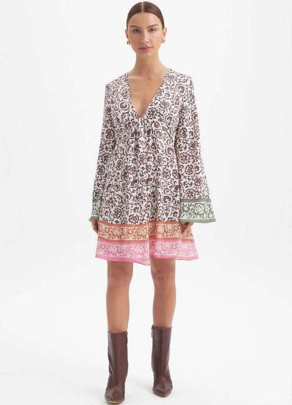 Lança Perfume - Vestido Curto Estampado A0159