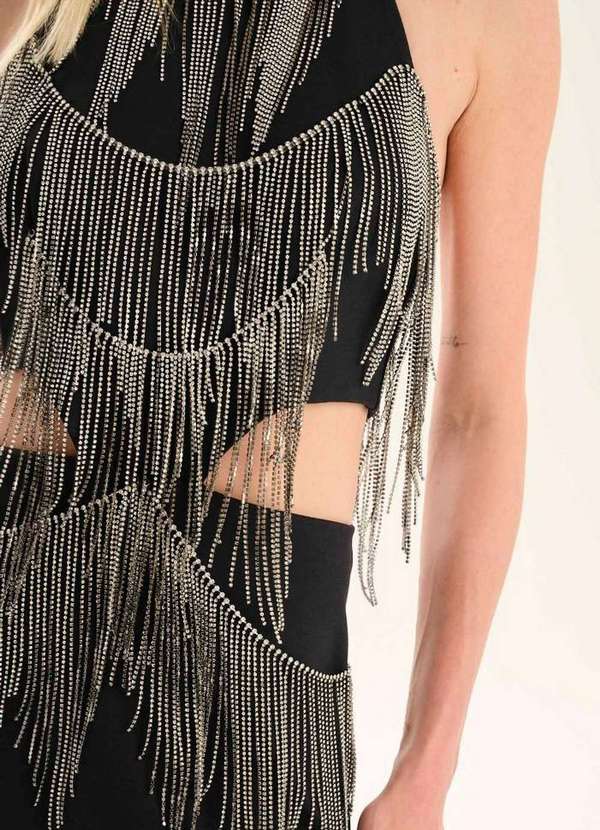 Lança Perfume - Vestido Curto Frente Única A0003 4