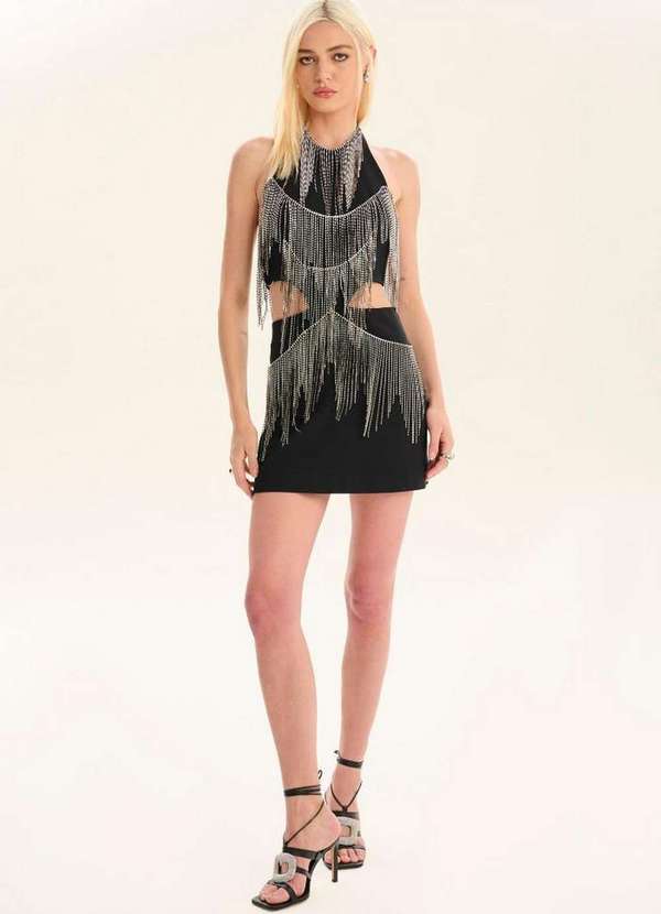 Lança Perfume - Vestido Curto Frente Única A0003 5