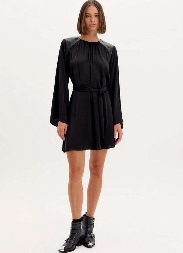 Lança Perfume - Vestido Curto Manga Ampla A0003