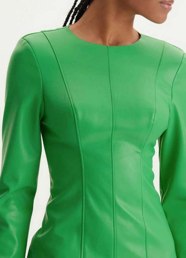 Lança Perfume - Vestido Curto Manga Longa 00483 2