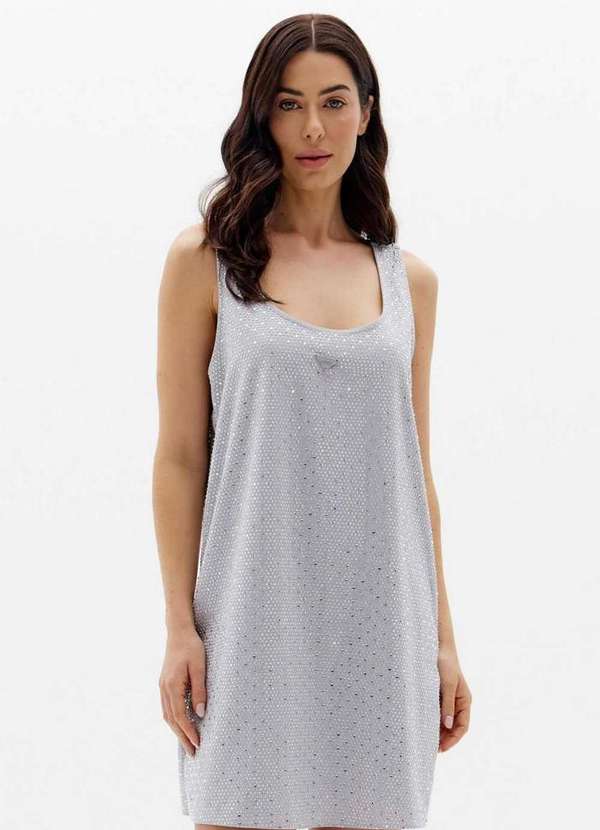 Lança Perfume - Vestido Curto Shine com Enfeite A2256