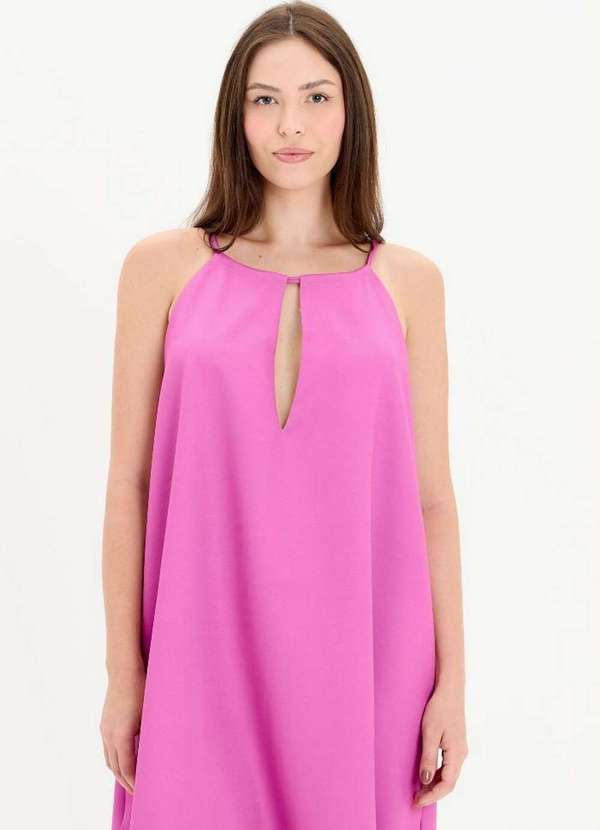 Lança Perfume - Vestido Curto Solto com Decote A2927 2