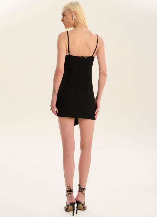 Lança Perfume - Vestido de Alça com Aplicações A0003 4