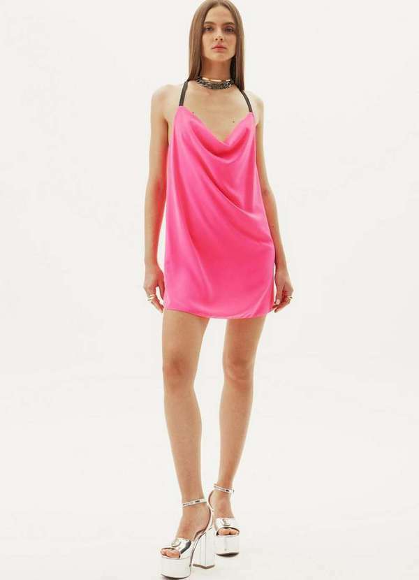 Lança Perfume Easy - Vestido de Alças Decote Bobo A0729