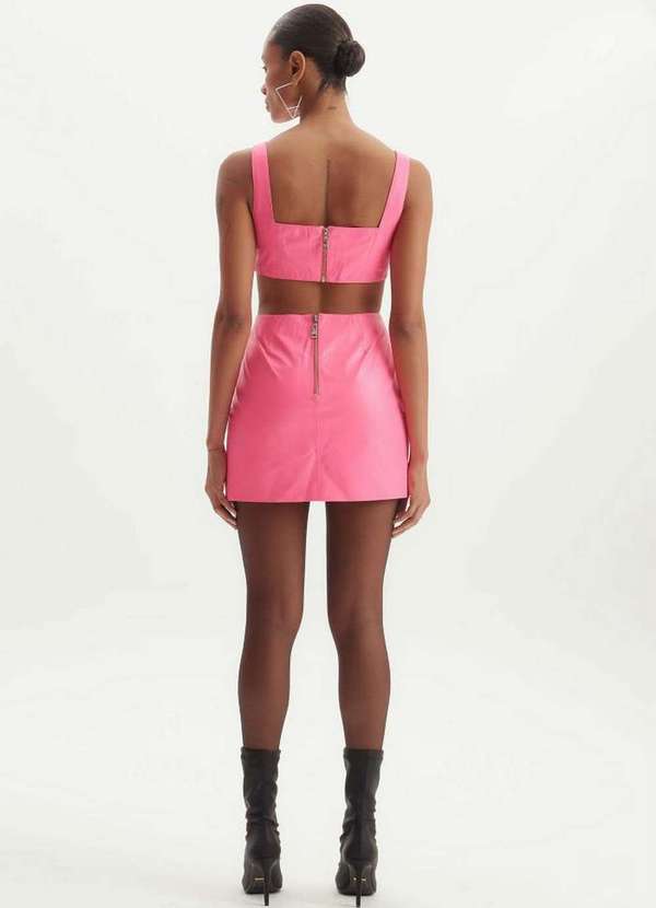 Lança Perfume - Vestido de Couro Corset 00628 4