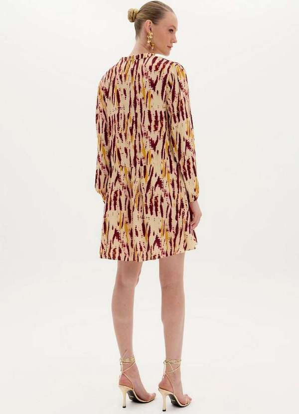 Lança Perfume - Vestido Estampado Decote V A1190 4